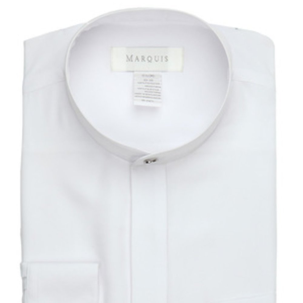 Banded Collar Shirt